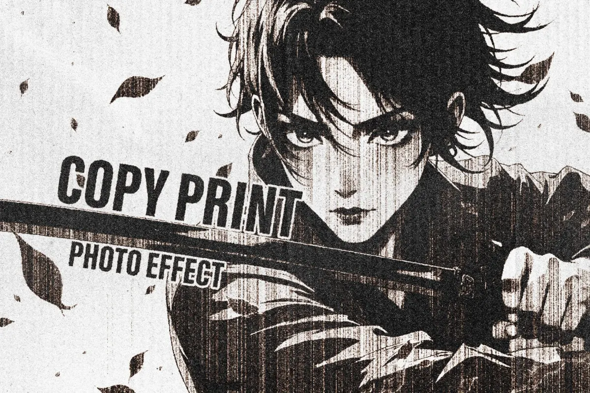 Copy Print Photo Effect