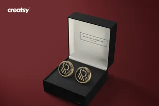 Cufflinks Mockup Set