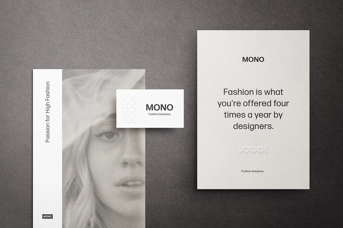 Solus Shadow Stationery Mockups