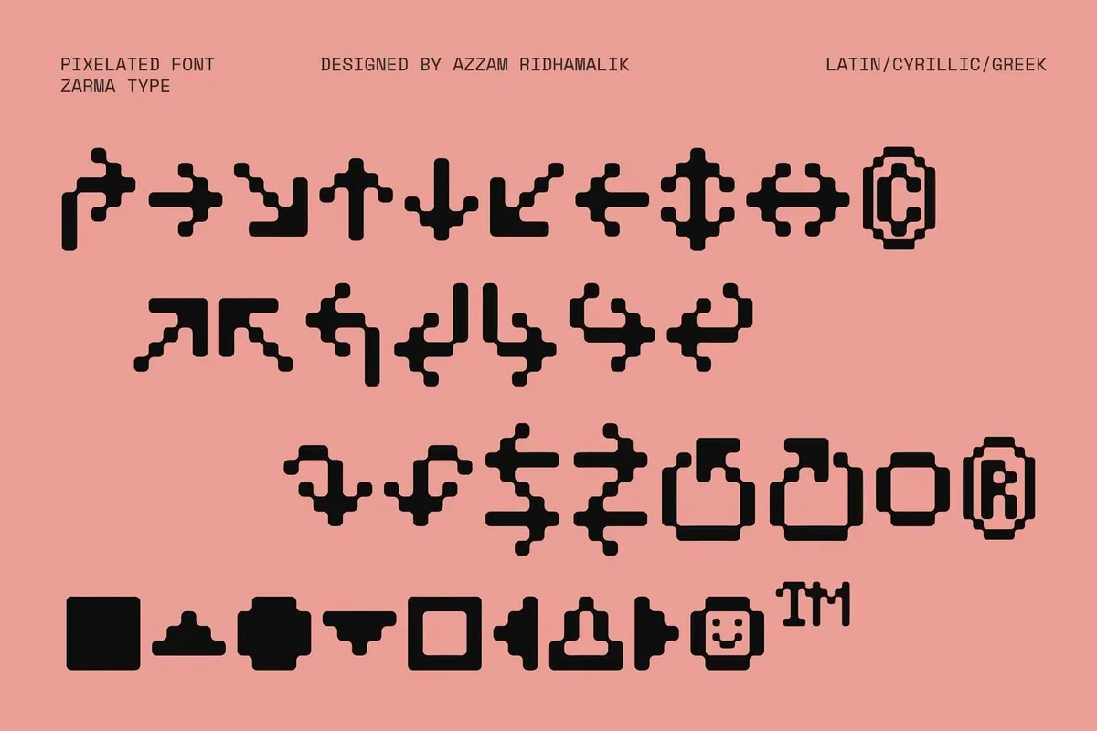 Psygen — Modern Pixel Font