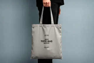 Handheld Tote Bag Mockup