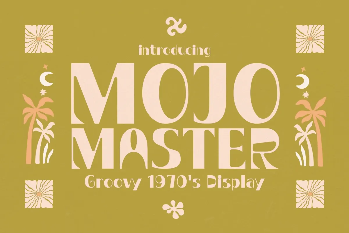Mojo Master - Groovy 1970's Font