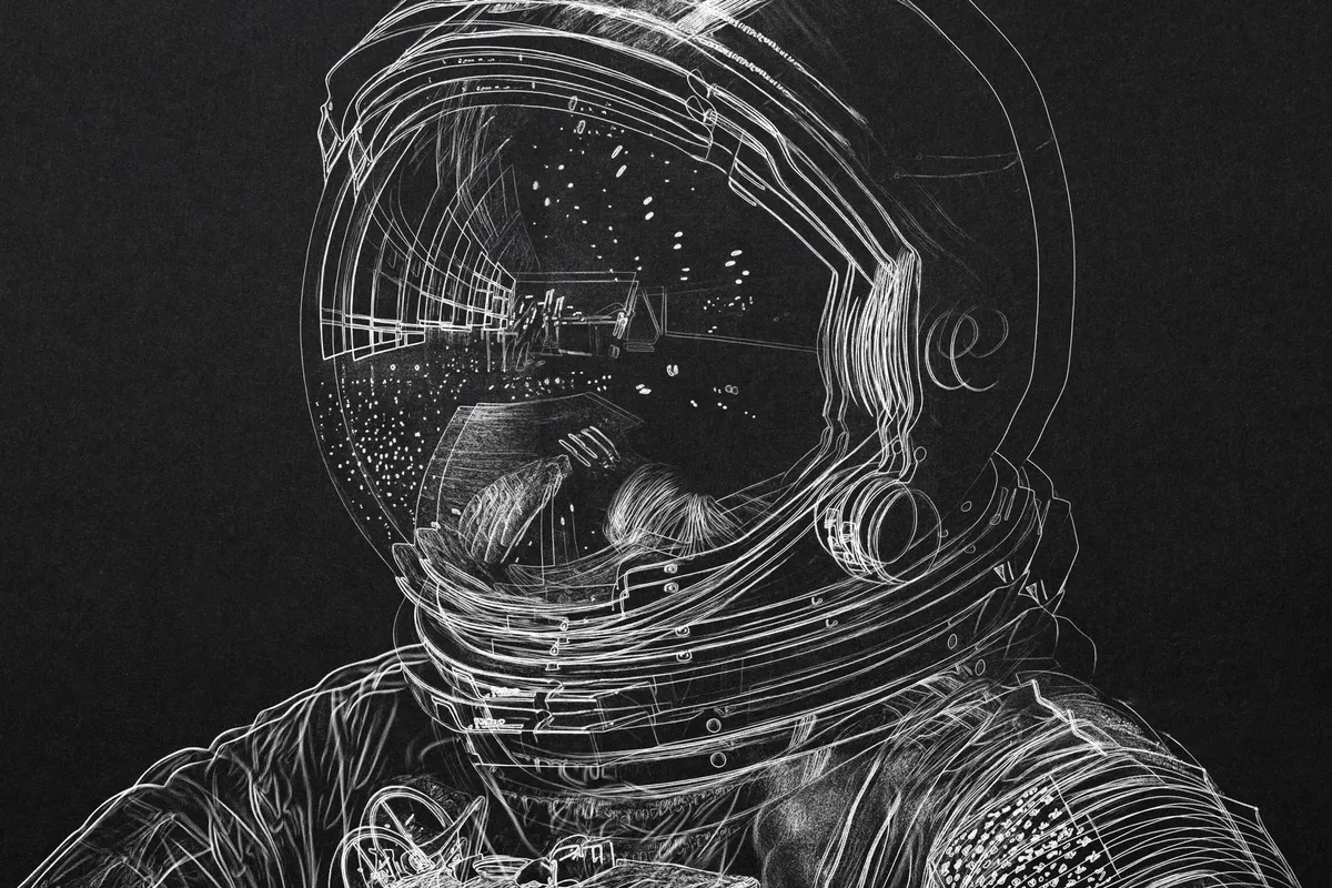 Line Paint Photo Effect