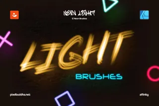 Neon Light Affinity Designer Brushes