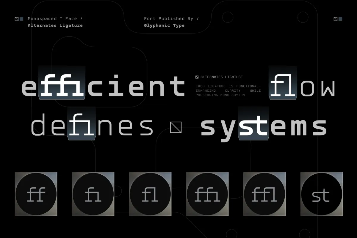 GC Robuto Mono - Tech Monospace Font