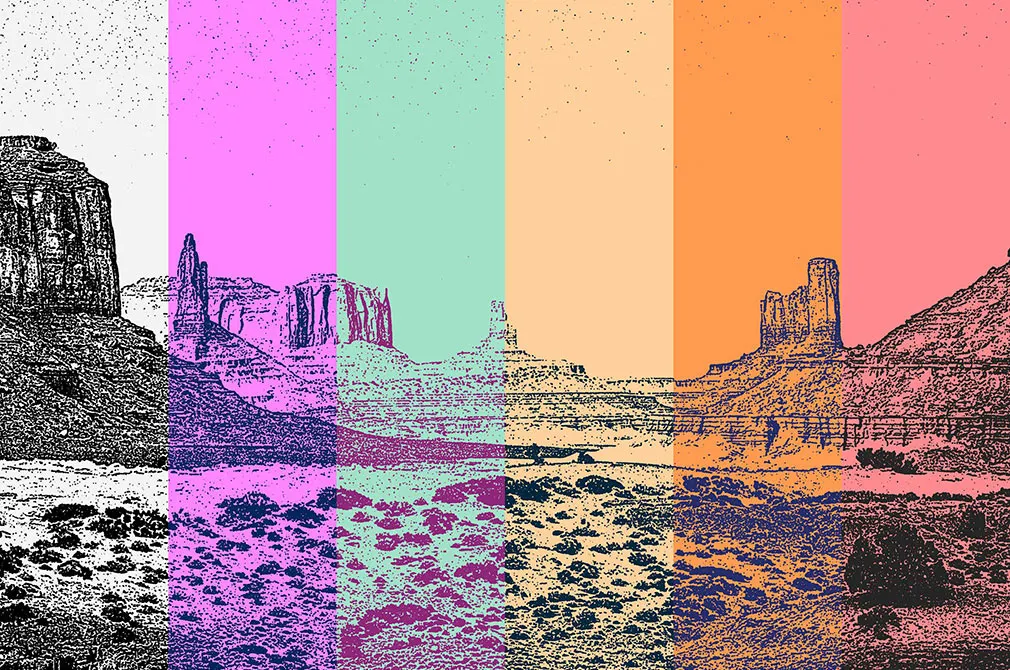 Bitmap Screen Photo Effect