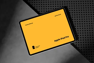 Concrete & Metal iPad Pro Mockup