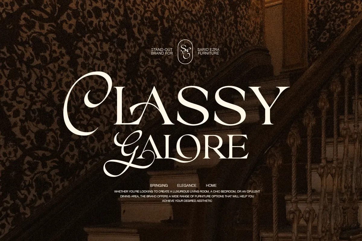 Brown Royal - Stylish Ligature Font