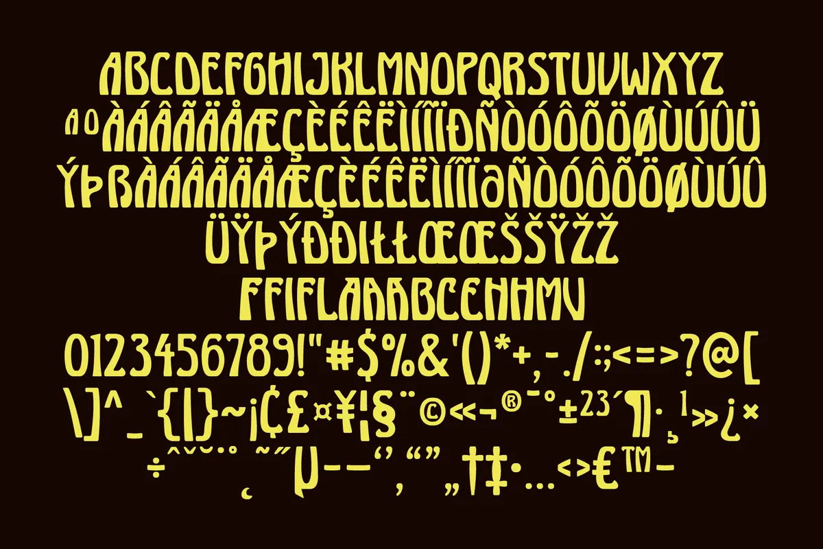 Vorenta - Vintage Hobo Style Display Font