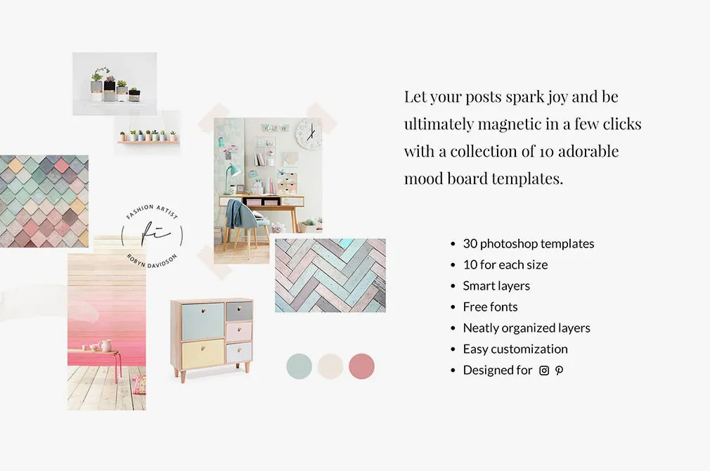Feminine Social Media Templates