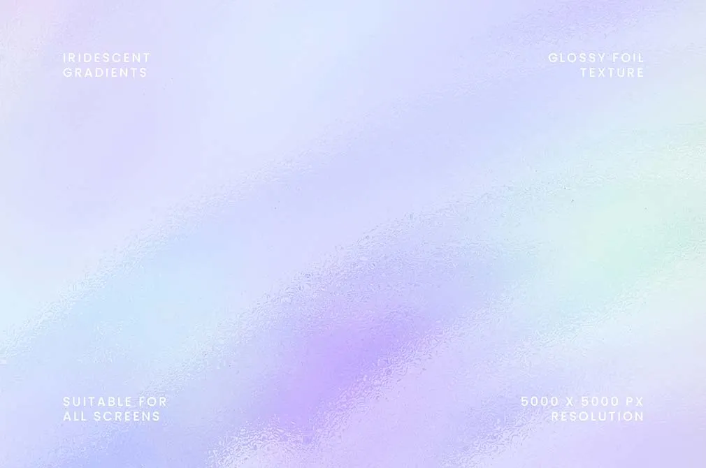 Foil Paper Holographic Texture Set
