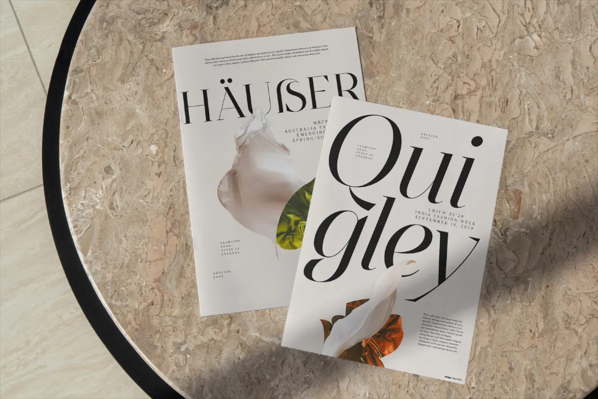 A4 Paper Mockups Set