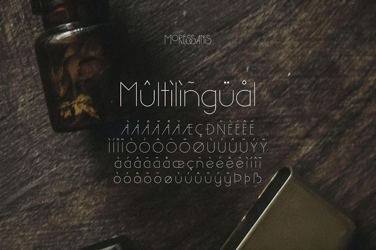 Moressans - Luxurious Font