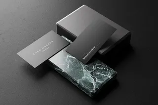 Minimalist Black Branding Mockup