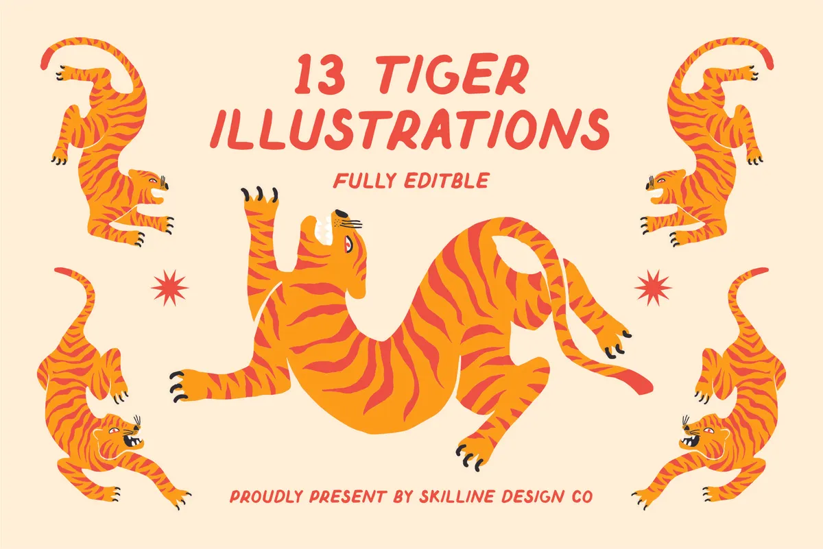 Tiger Vector Illustrations