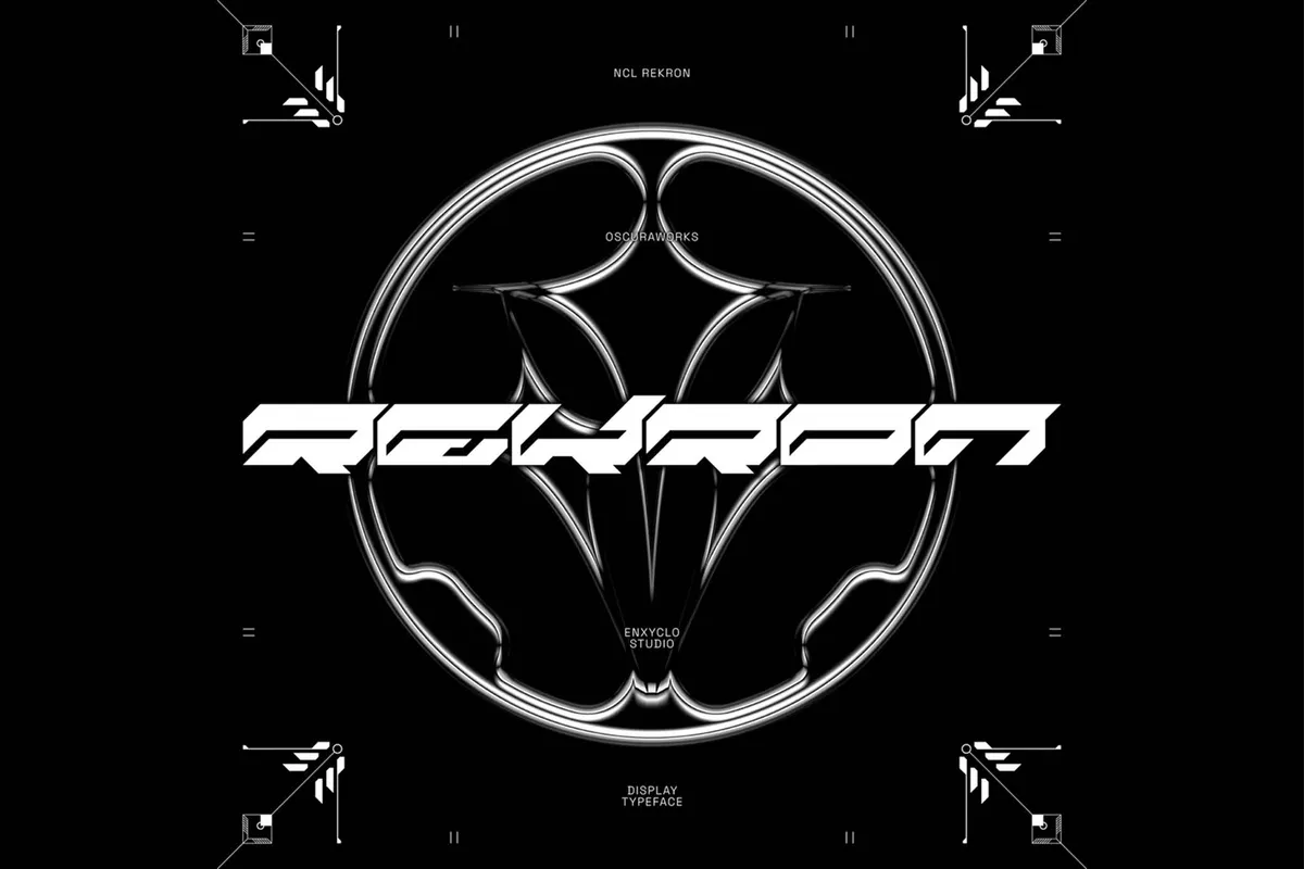 NCL REKRON — Y2K Futuristic Font