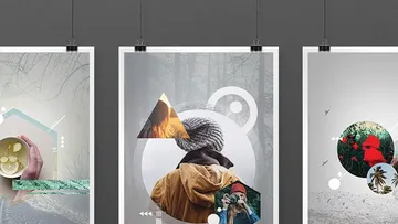 Geometric Photo Art Templates