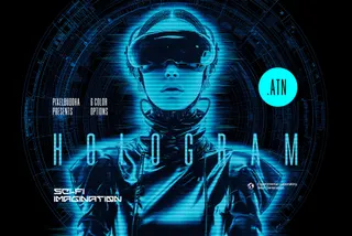 HUD Hologram Photoshop Action