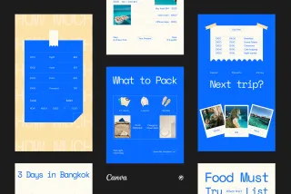 CANVA Traveler Content Creator Instagram Pack
