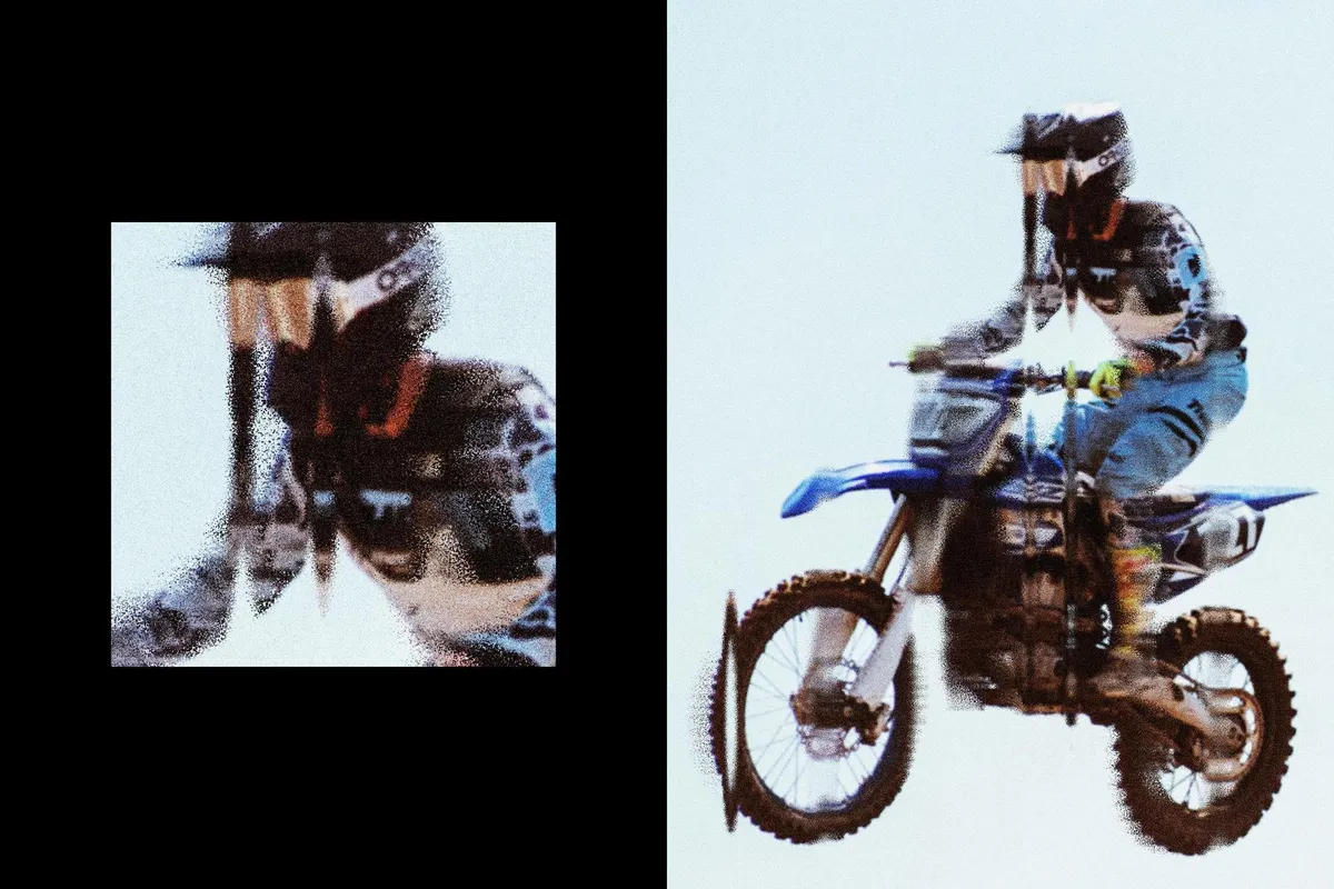 Distortion Poster Effect