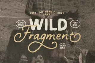 Wild Fragment - Handmade Vintage Font Duo