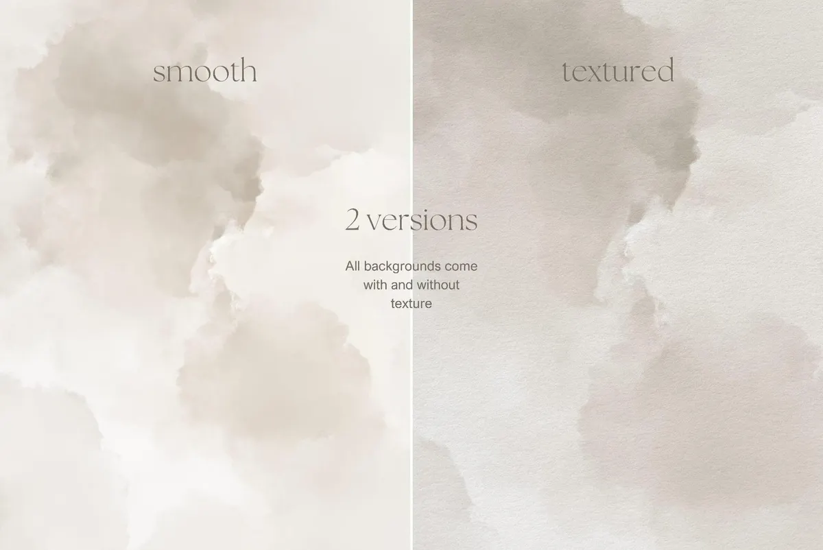 Greige Watercolor Texture Backgrounds