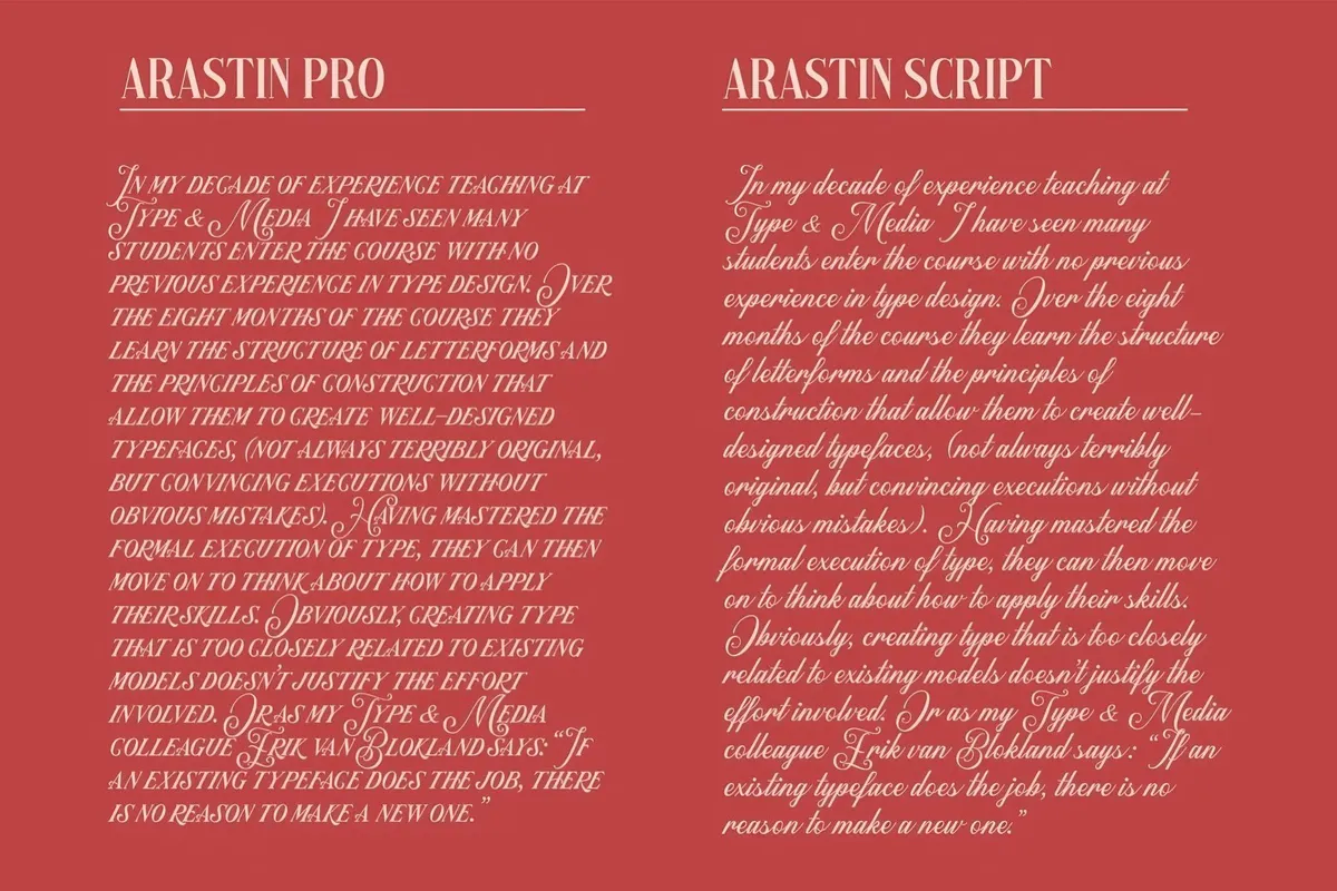 Arastin Font & Extras