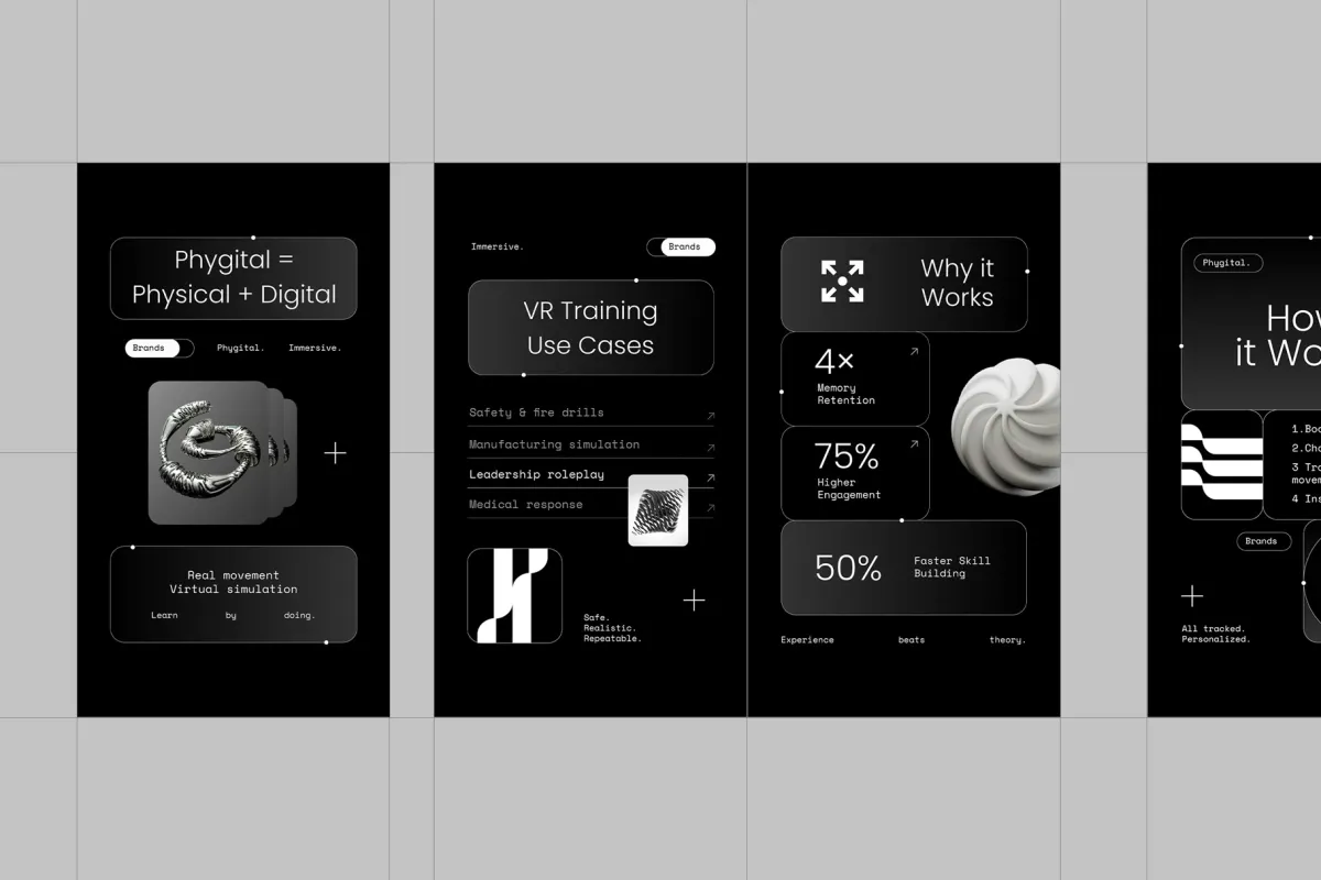 Futuristic VR Tech Instagram for Affinity Template