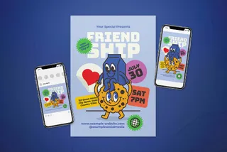 Cartoon-Style Print & Social Media Template