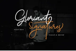 Gloriant Signature Font Duo