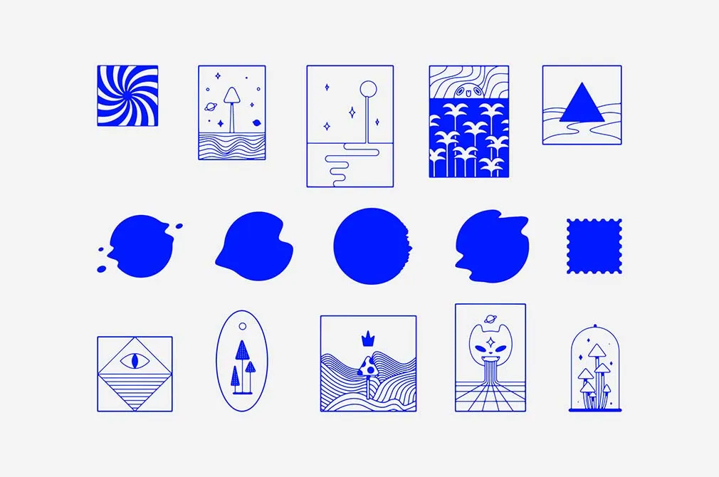 Psychedelic Symbols & Textures