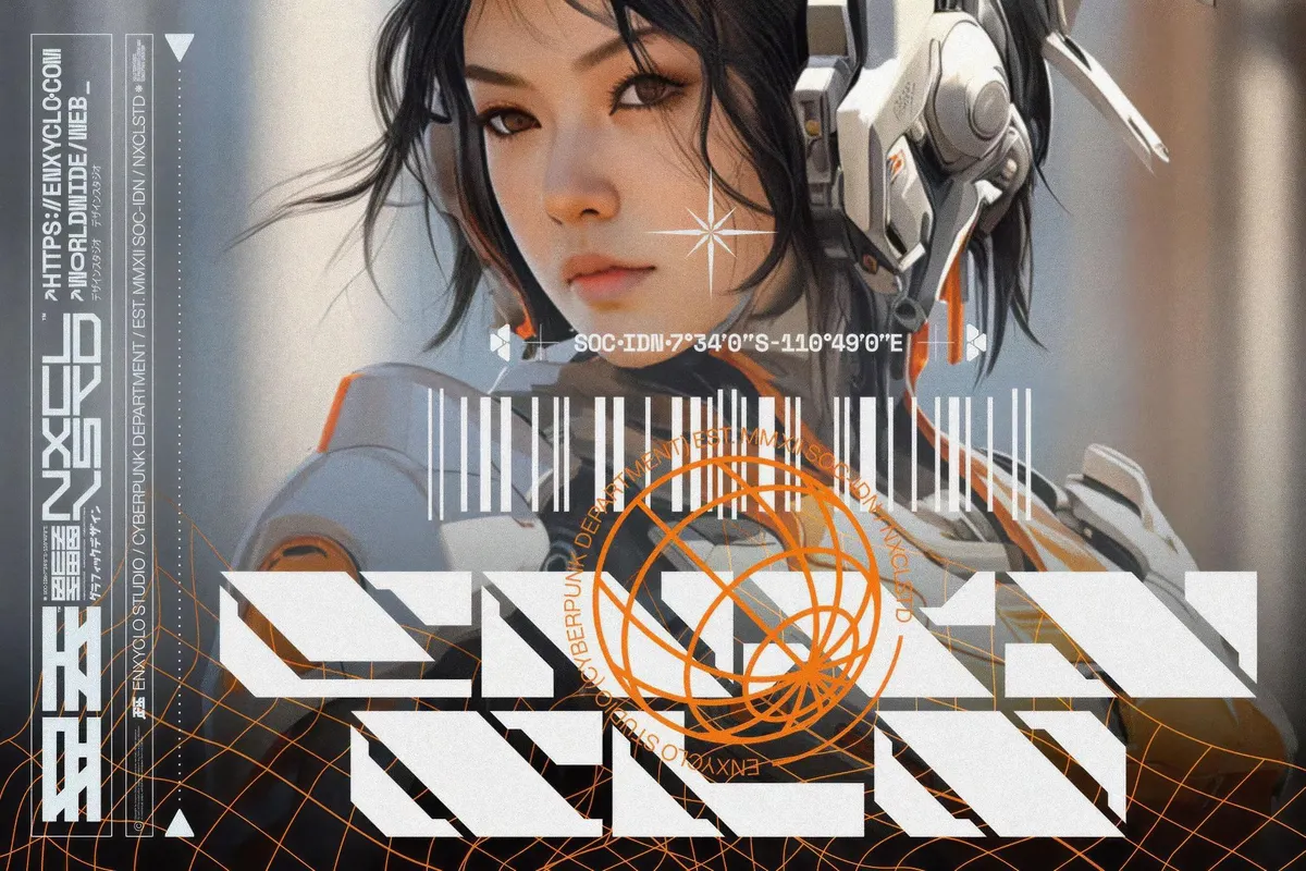 NCL Raxor — Futuristic Cyberpunk Font