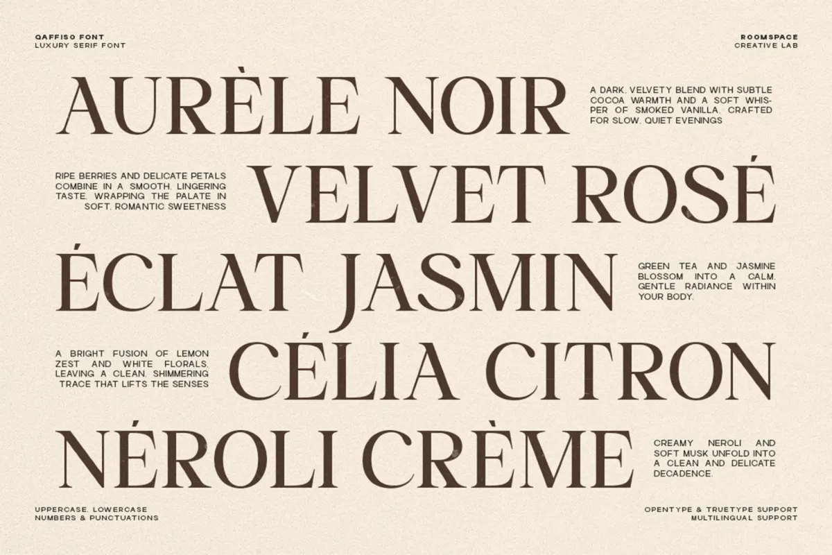 Qaffiso — Luxury Modern Serif Font