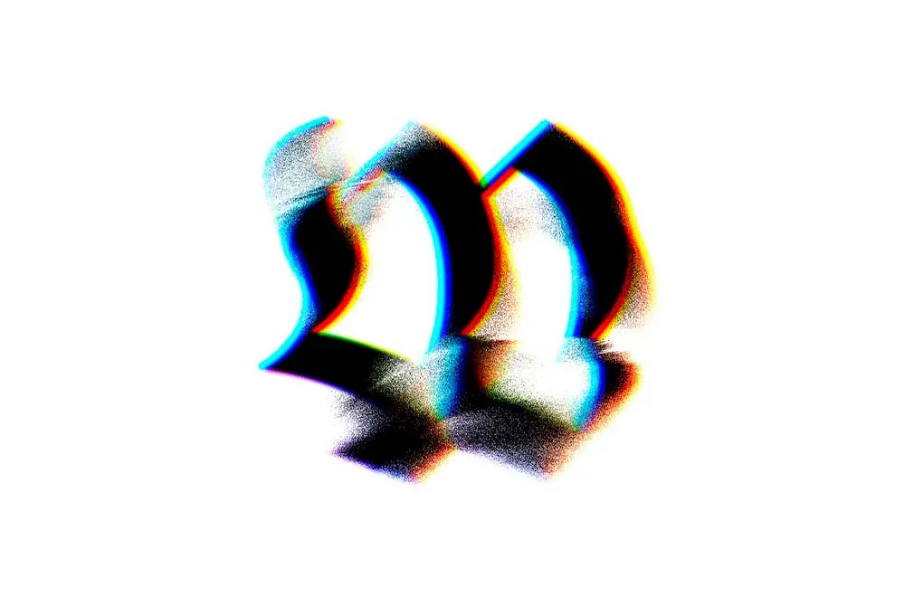 Distortion Mash Text Effect