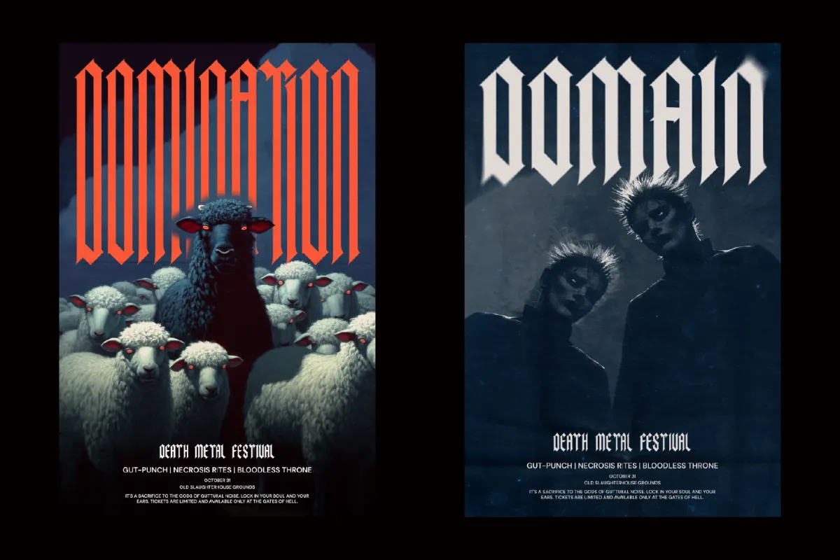 Baeiros - Modern Blackletter Font Family