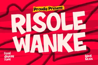 Risole Wanke - Playful Display Font