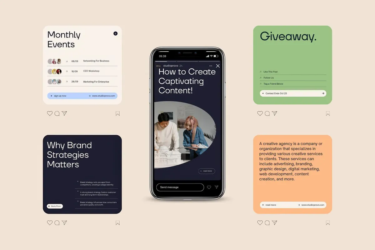 BUSINESS — Instagram Templates
