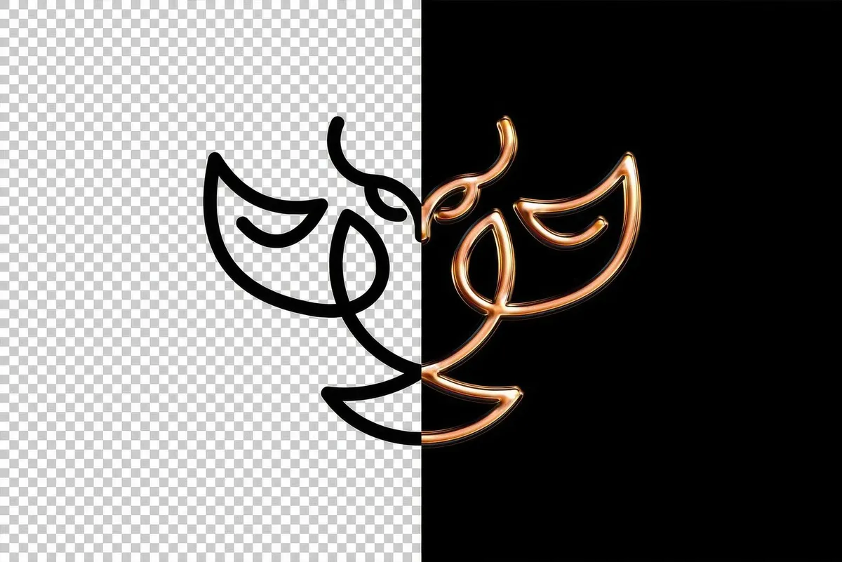 Metallic Chrome Text & Logo Effect