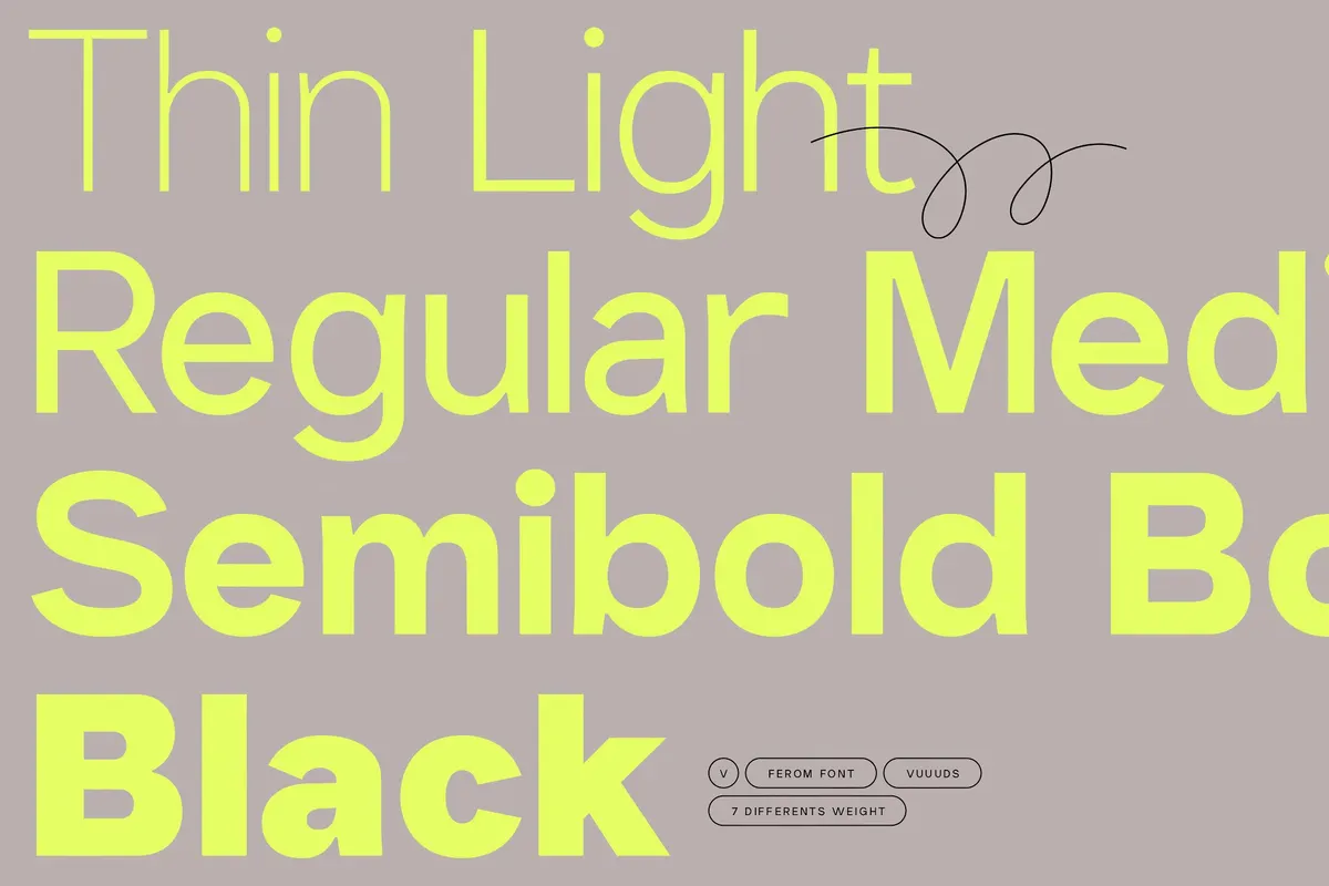 Ferom - Bold Grotesque Sans Serif Family