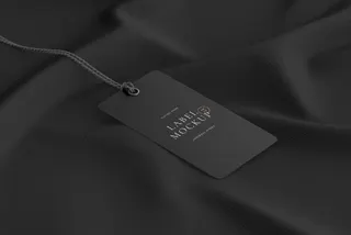 Craft Label Tag Mockup