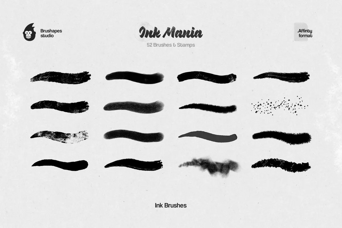 Ink Mania Affinity Designer Brushes