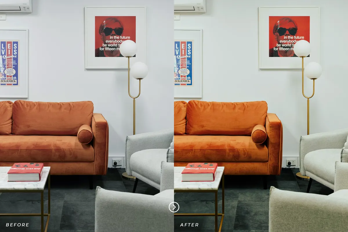 Mid Century Interior Lightroom Presets