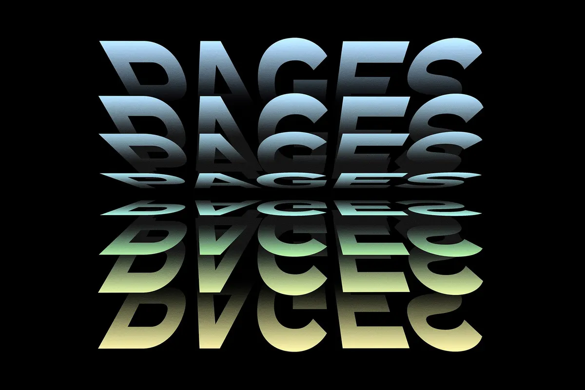 Page Flip Text Effect