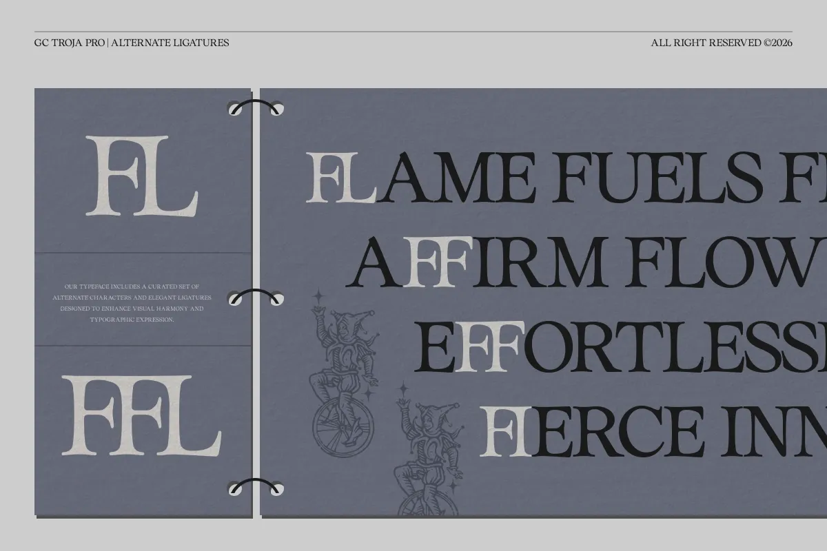 GC Troja Pro - Luxury Classic Serif Font
