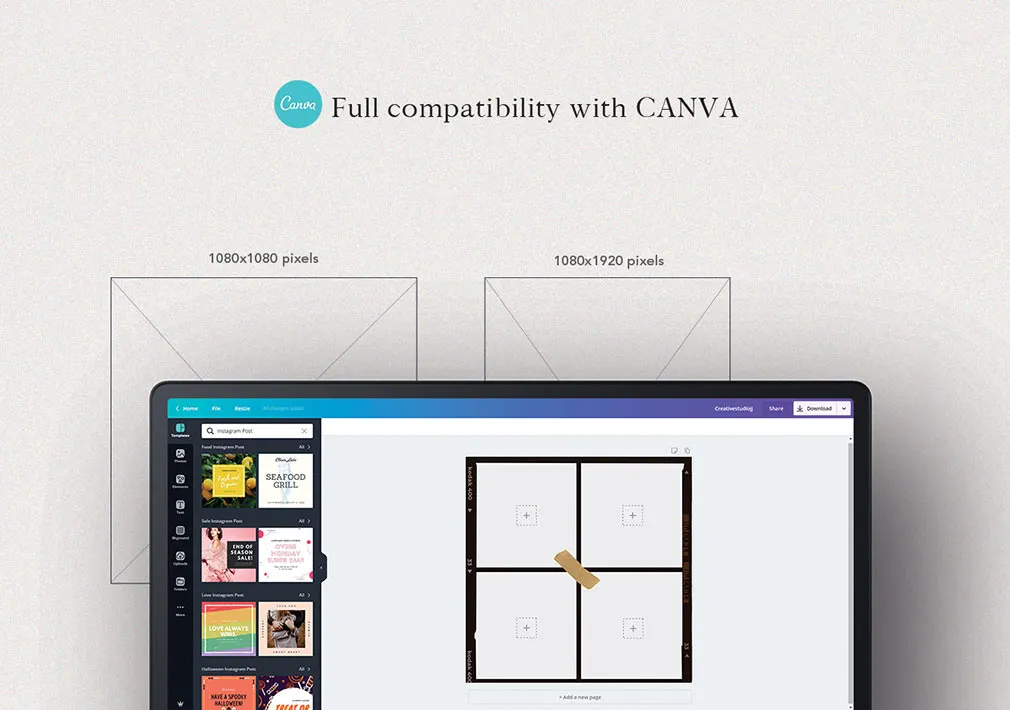Film Frames Instagram Templates