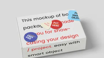 Packaging Box Mockup