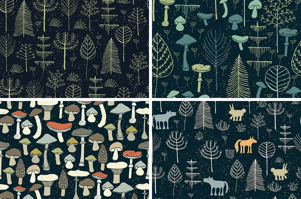 Magic Forest Patterns