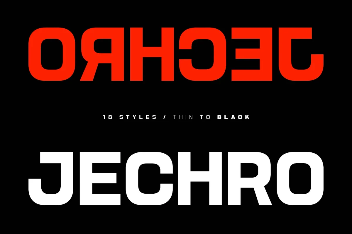 Jechro - Geometric Sans Serif Family