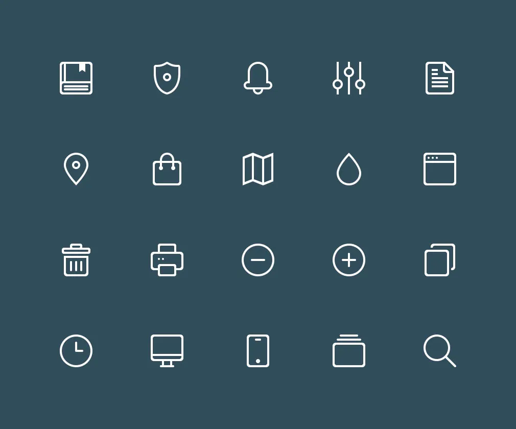 Buddha Line Icons Set Vol.1