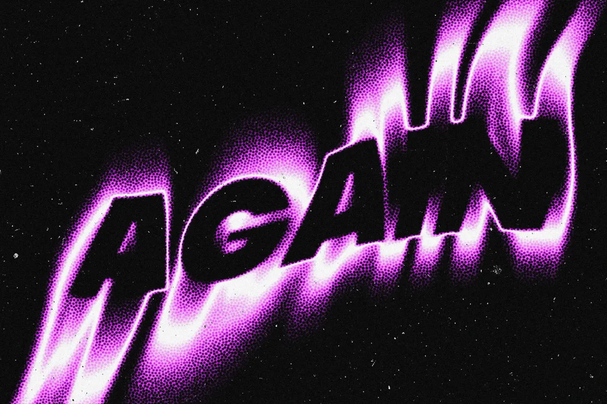 Liquid Speed Distortion Text Effect